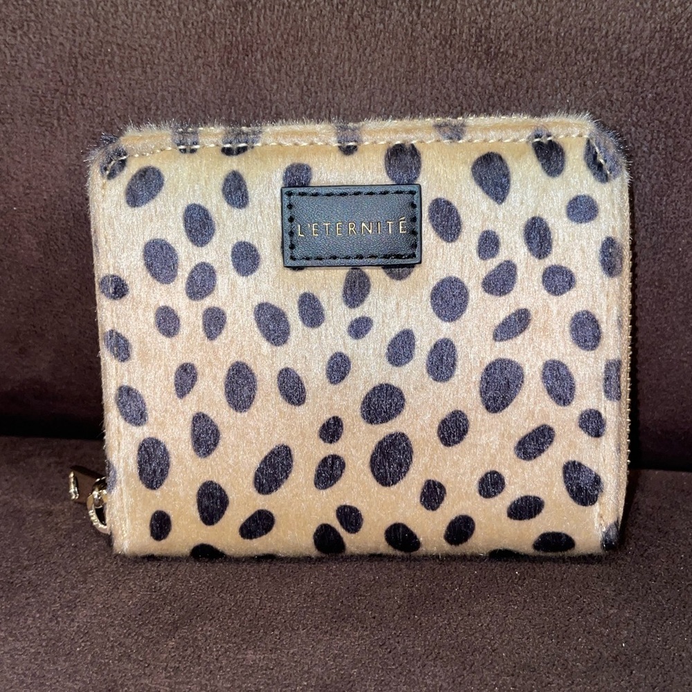 H&M L'ETERNITÉ Beige/Cheetah Print Wallet